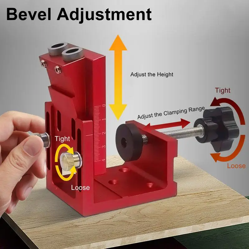 Woodworking Hole Locator Drill Guide Joint 1Woodworking Tools Accurate Angle Carpentry Locator Jig Woodwork Guides For Wood