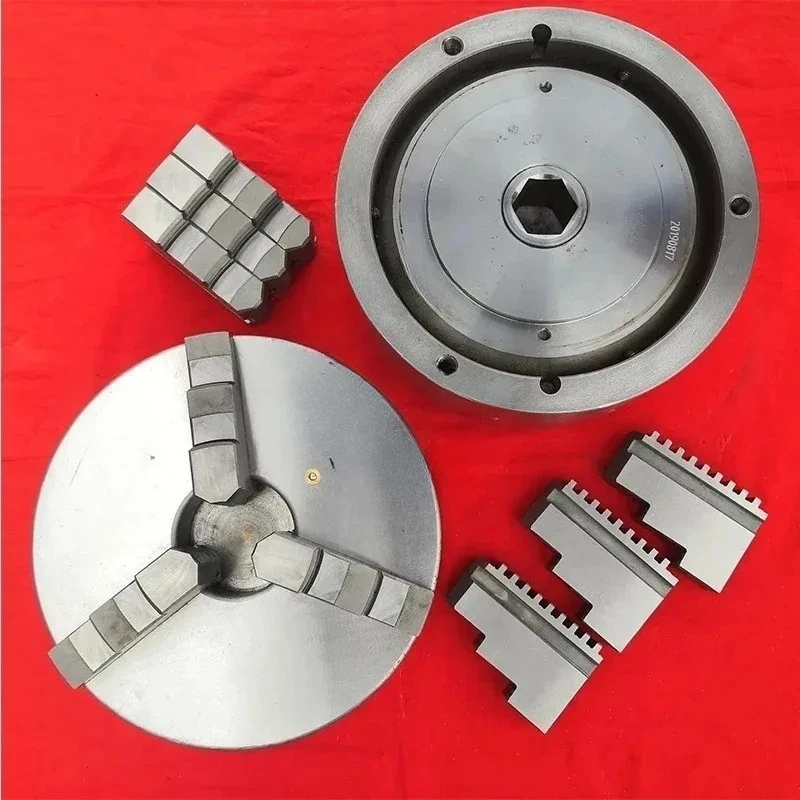 Upgrade Electric Chuck Hollow Solid 250 Three Jaw Positive Negative Jaw High-precision Self Centering CNC Non-standard Automatic