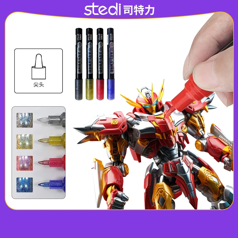 Stedi MA01 ~ MA04 marcador láser a base de agua para modelo de plástico marcadores para colorear brillantes modelador Hobby herramientas de pintura a mano DIY
