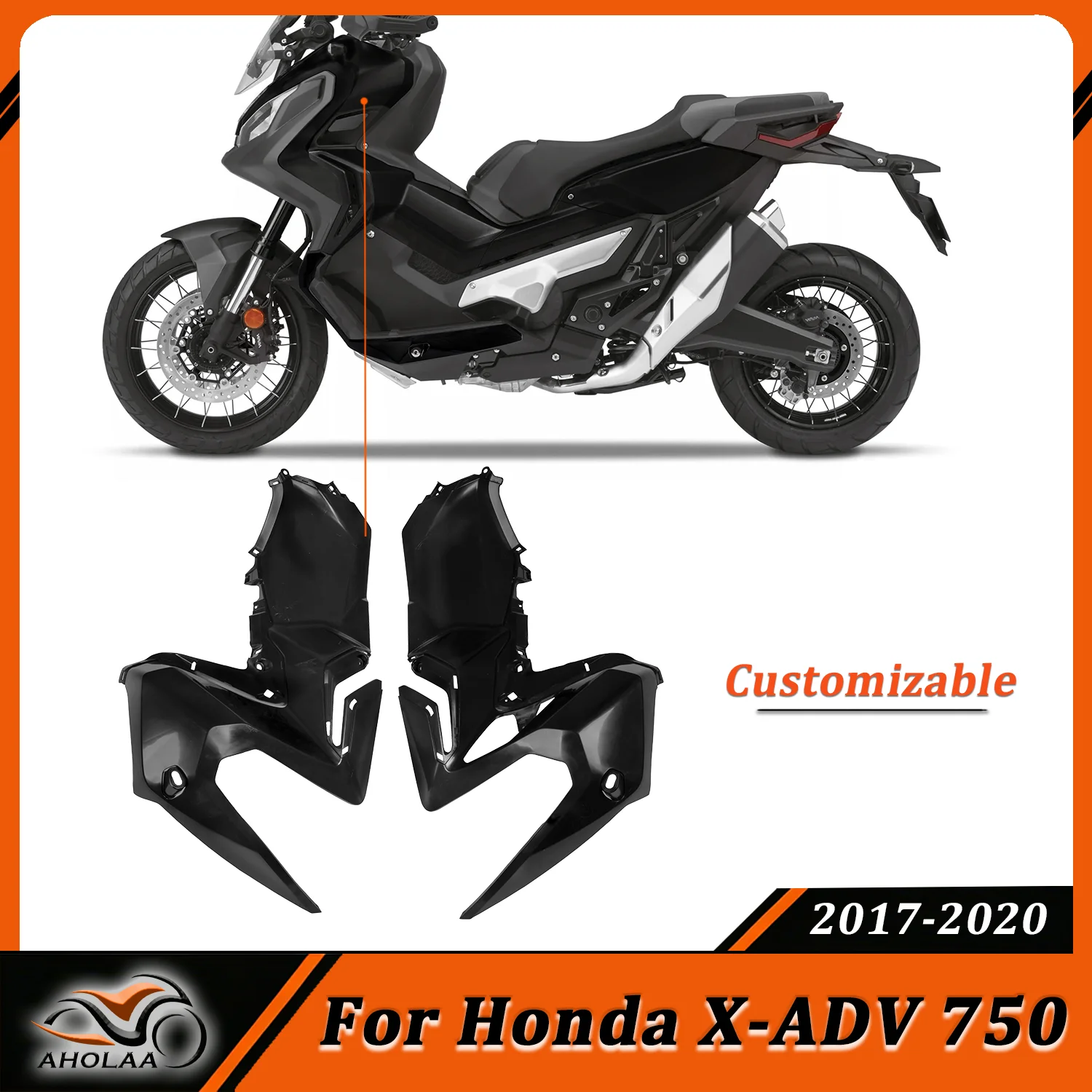 

Front Side Cover Frame Body Panel Fairing Guard For Honda X ADV XADV X-ADV 750 2017-2020 Motorcycle Accessories Customizable