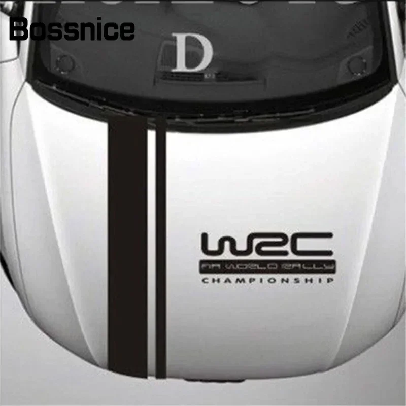 

1Pc Vinyl Decal Sticker Transform Your Vehicle with A Stylish Racing Sports Stripe Car Cover