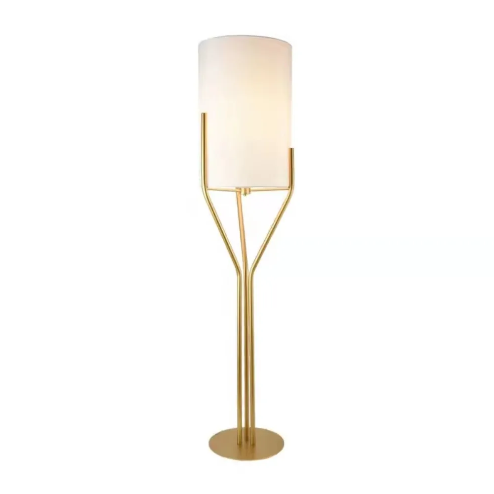 Floor lamp Deluxe floor lamp Post-modern pleated high-end fabric floor lamp Villa living room