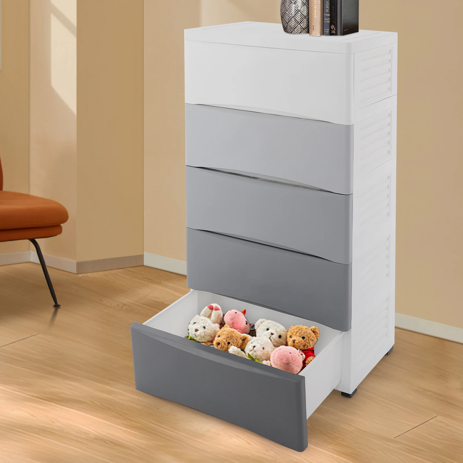 

Thickened large simple modern storage cabinets Storage cabinets Plastic finishing cabinets Cabinets of drawers storage cabinets