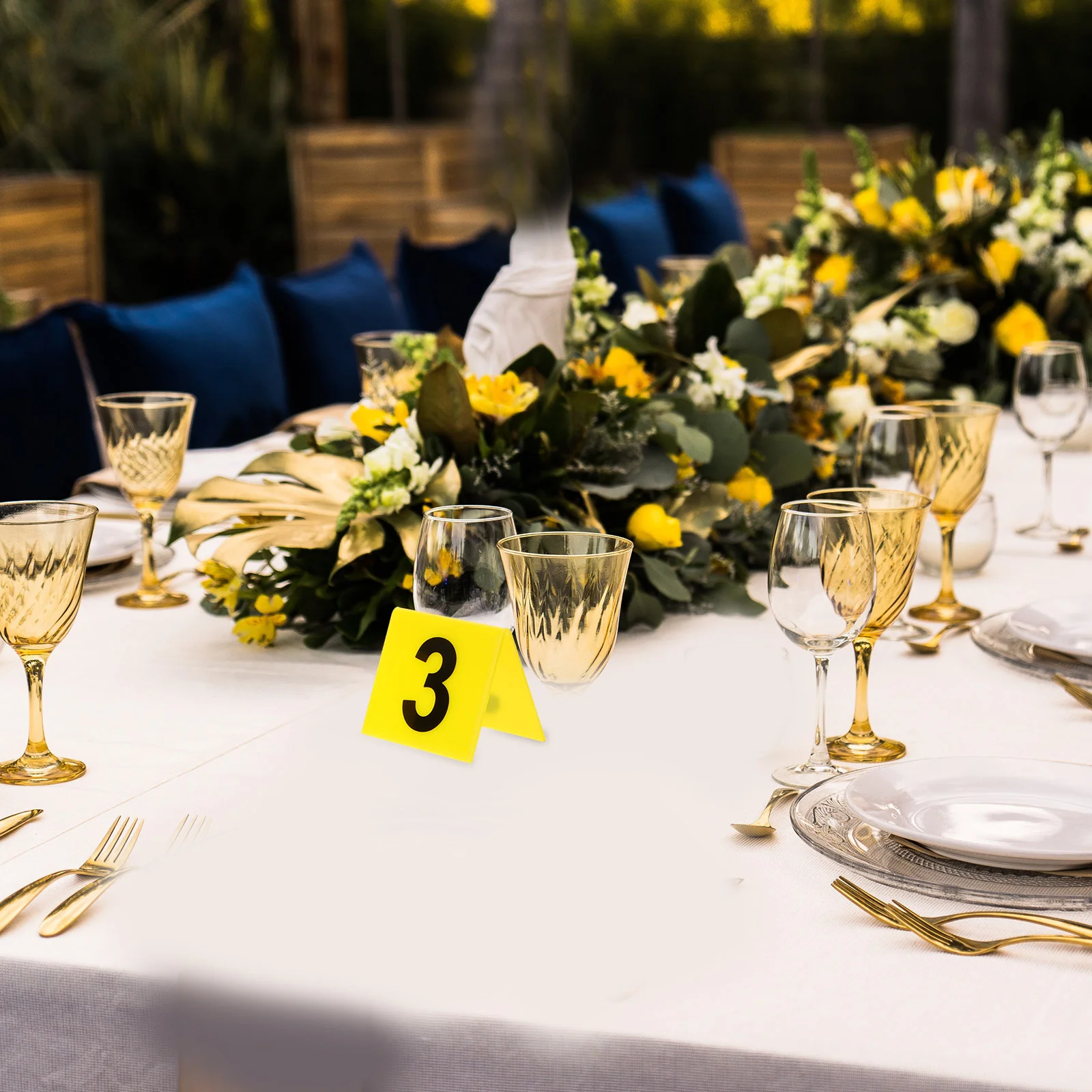 Signage Wedding Banquet Restaurant Table Evidence Acrylic Marker Acrylic Table Numbers Crime Scene Markers Double Sided Number