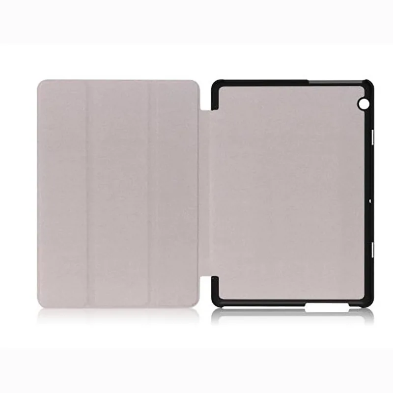 Чехол-подставка для планшетов Huawei Mediapad T3 10.0 / Honor Play Pad 2, прочный портативный кожаный чехол-книжка с тройным сложением, защитный чехол-рукав