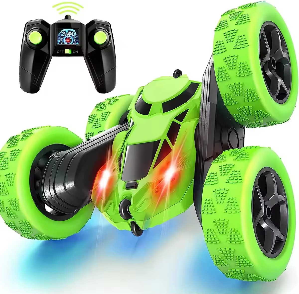 Rc פעלולים ילדים מכונית פעלולים כפליים 2.4g שליטה מרחוק 360 סיבוב drift דרך Rc מתנות לרכב לילדים מבוגרים