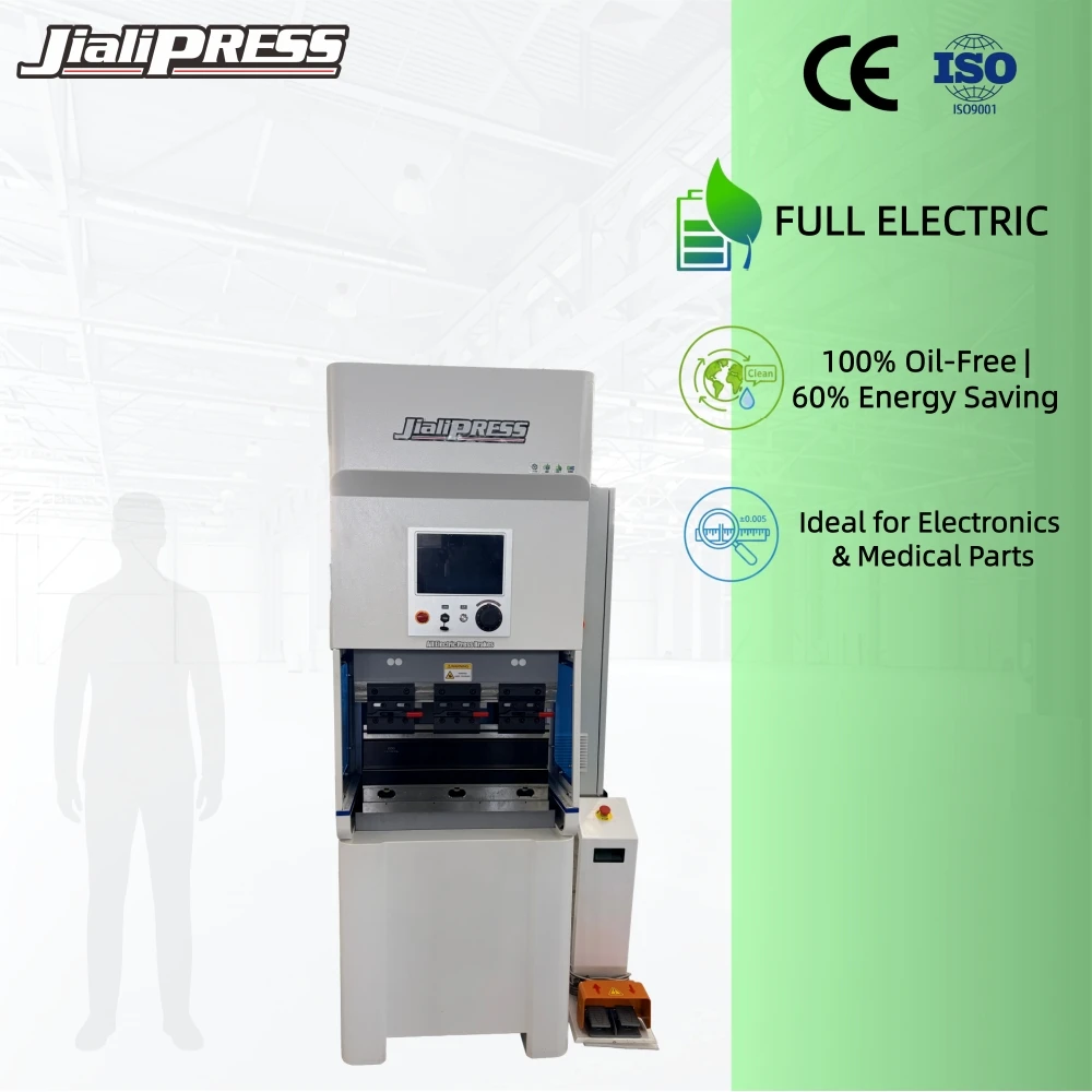 12T600mm Mini Size Dual Servo Electric Press Brake with Minimum Size at 3T200mm for Bending 2.4mm Carbon Steel Sheet Metal