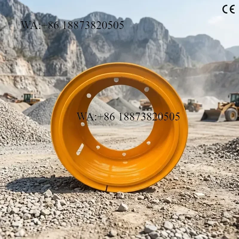 for 10.00F-16 High Quality Construction Machinery Rim Otr Rims Loader Steel Wheel Rims for 20.5/70-16