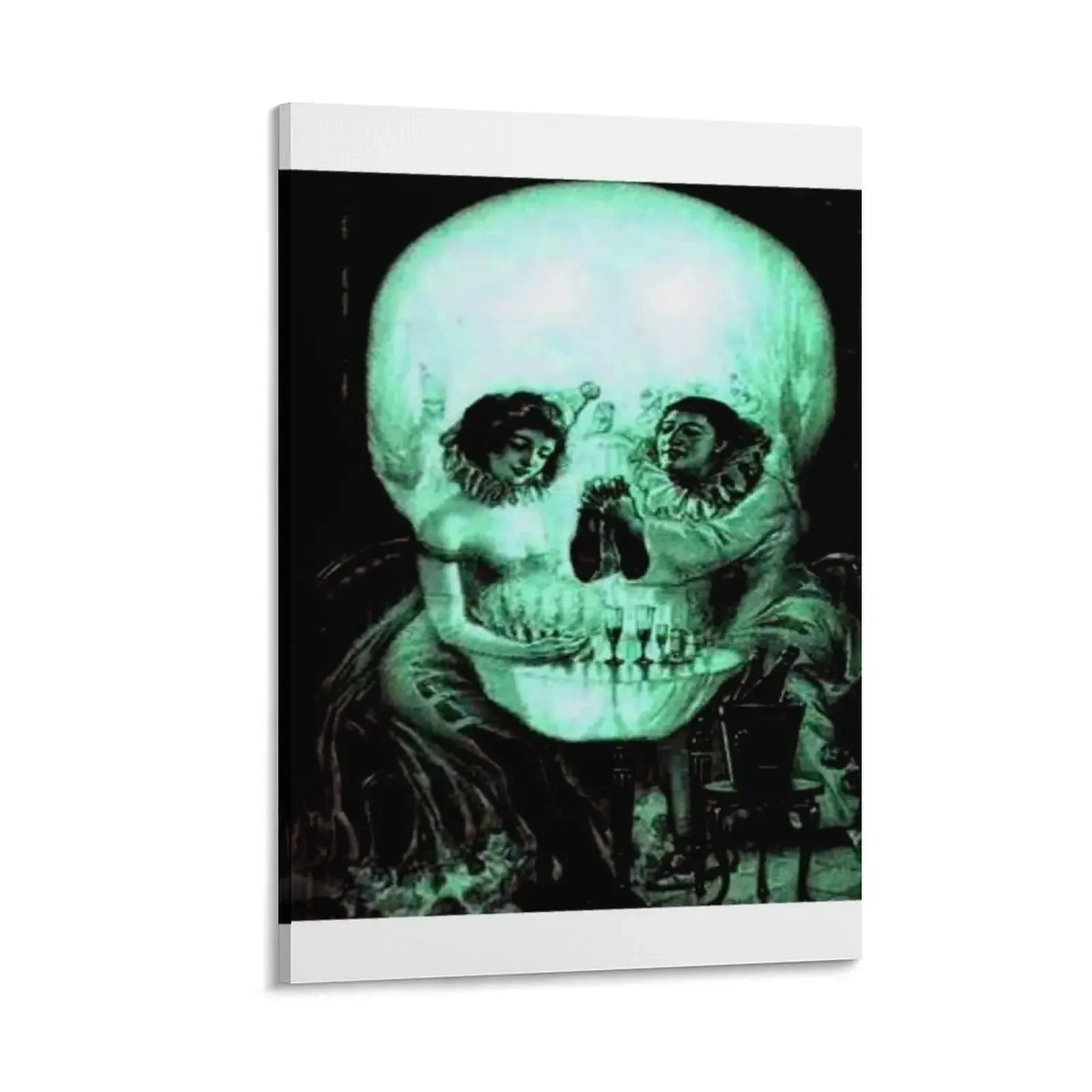 

Skull optical illusion by Salvador Dali - Now step away from the computer Canvas Painting Decorative picture home decorations