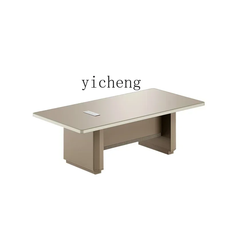 Large Conference Table And Chair Combination Negotiation Long Table Office Meeting Room Reception Work Desk Director TableD17