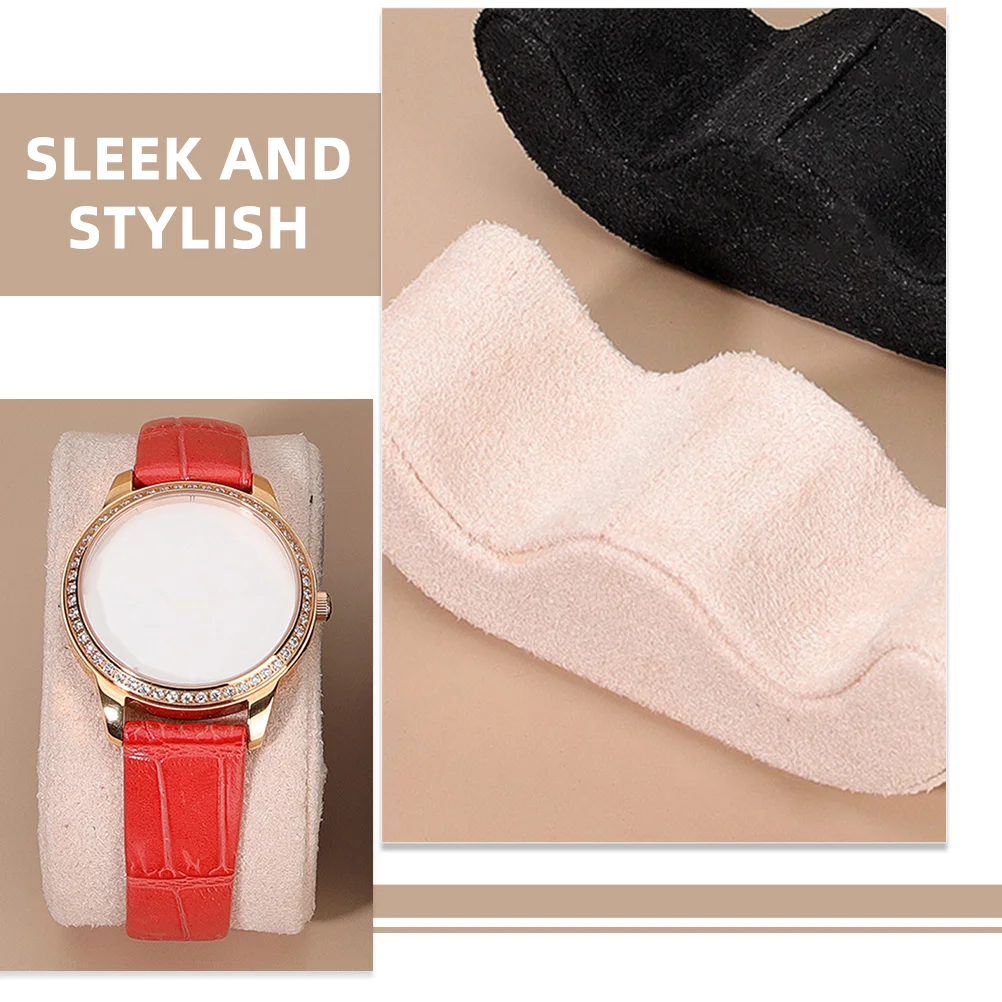 Watch Pillow Bangle Cushion Bed Pillows Display Mat Jewelry Fleece Travel Boxes