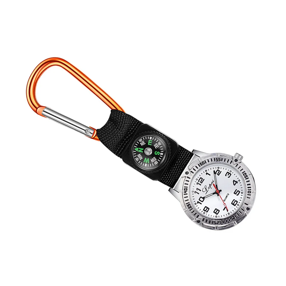 Montre d'Alpinisme de Poche pour Homme, Mousqueton, Boussole, réinitialisation-on, Infirmière