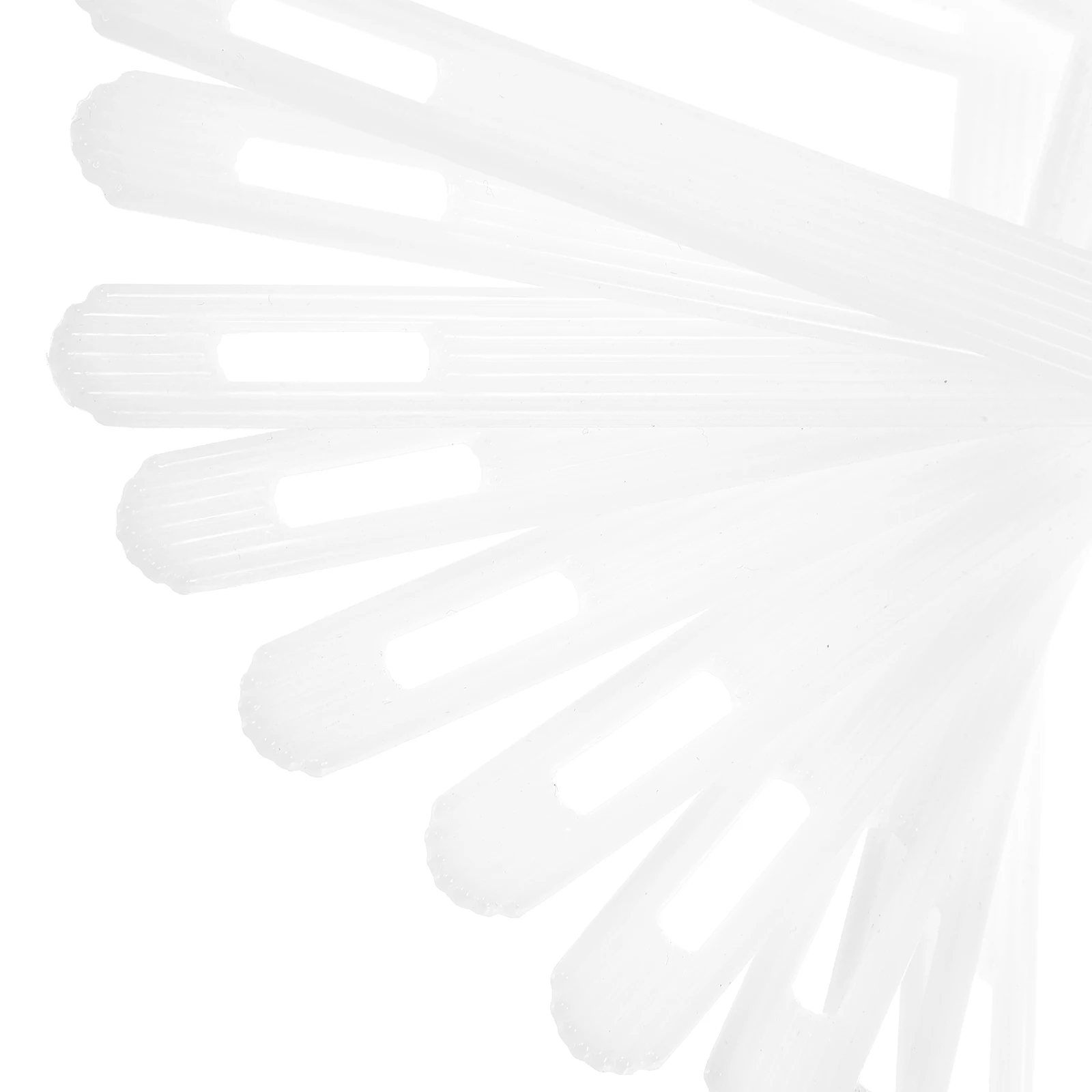 10 Pcs Plastic Fan DIY Handheld Blank White Fans Portable Crafting Japanese Fan Making Supplies