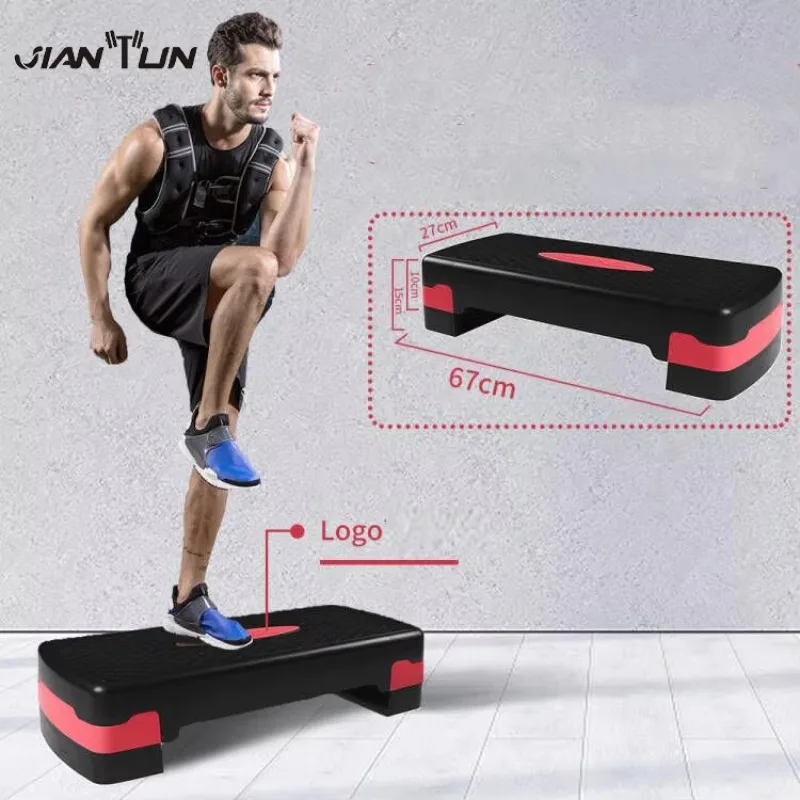 YTYIN حار بيع مخصص المهنية متعددة الوظائف قابل للتعديل ارتفاع الهوائية خطوة منصة ABS المواد للياقة البدنية المنزل الصالة الرياضية
