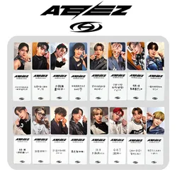 8/16Pcs/Set Kpop ATEEZ THE WORLD EP2 : OUTLAW Album Photocards San Seonghwa Hongjoong Selfie Lomo Cards Postcard Fans Collection