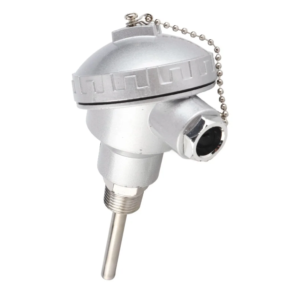 

Датчик температуры RTD PT100, зонд из нержавеющей стали, 1/2 дюйма, сопротивление резьбы, детектор температуры, высокая точность, различные длины