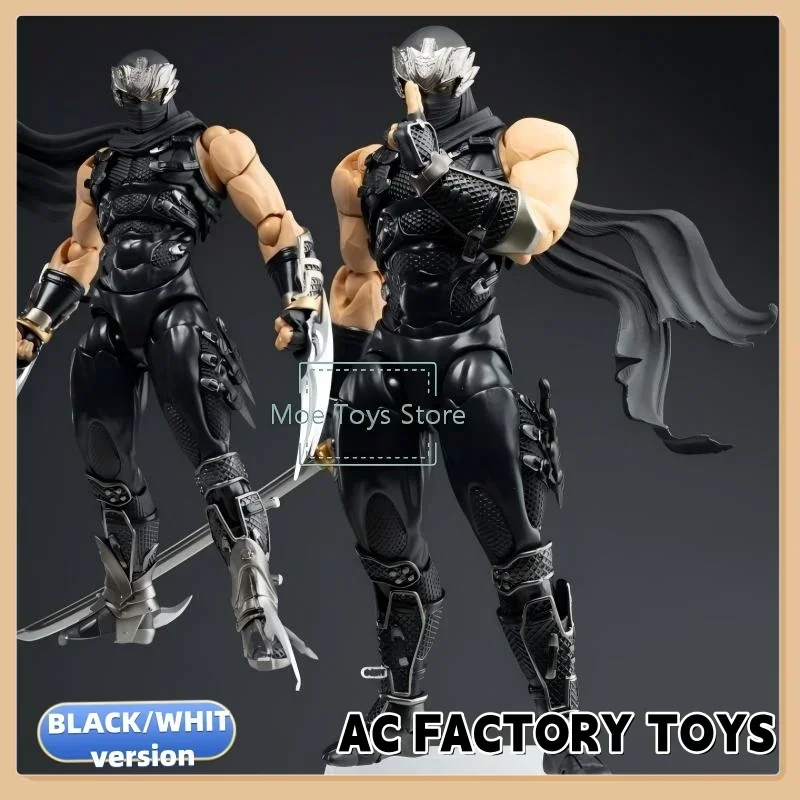 

Белая фигурка Рю Хаябусы Ac Factory Toys из серии Ninja Gaiden, модель Revoltech Yamaguchi, коллекционная статуэтка, подарки, игрушки