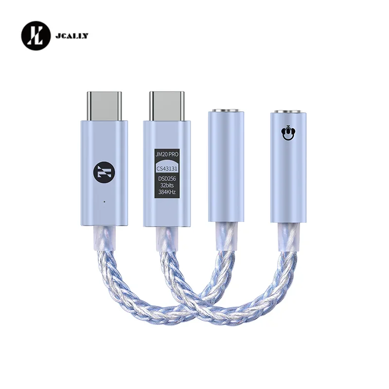 JCALLY JM20 JM20 MAX Высокопроизводительный ЦАП-декодер CS43131 Type-C на 3,5 мм адаптер усилителя для наушников для Android Windows MacOS