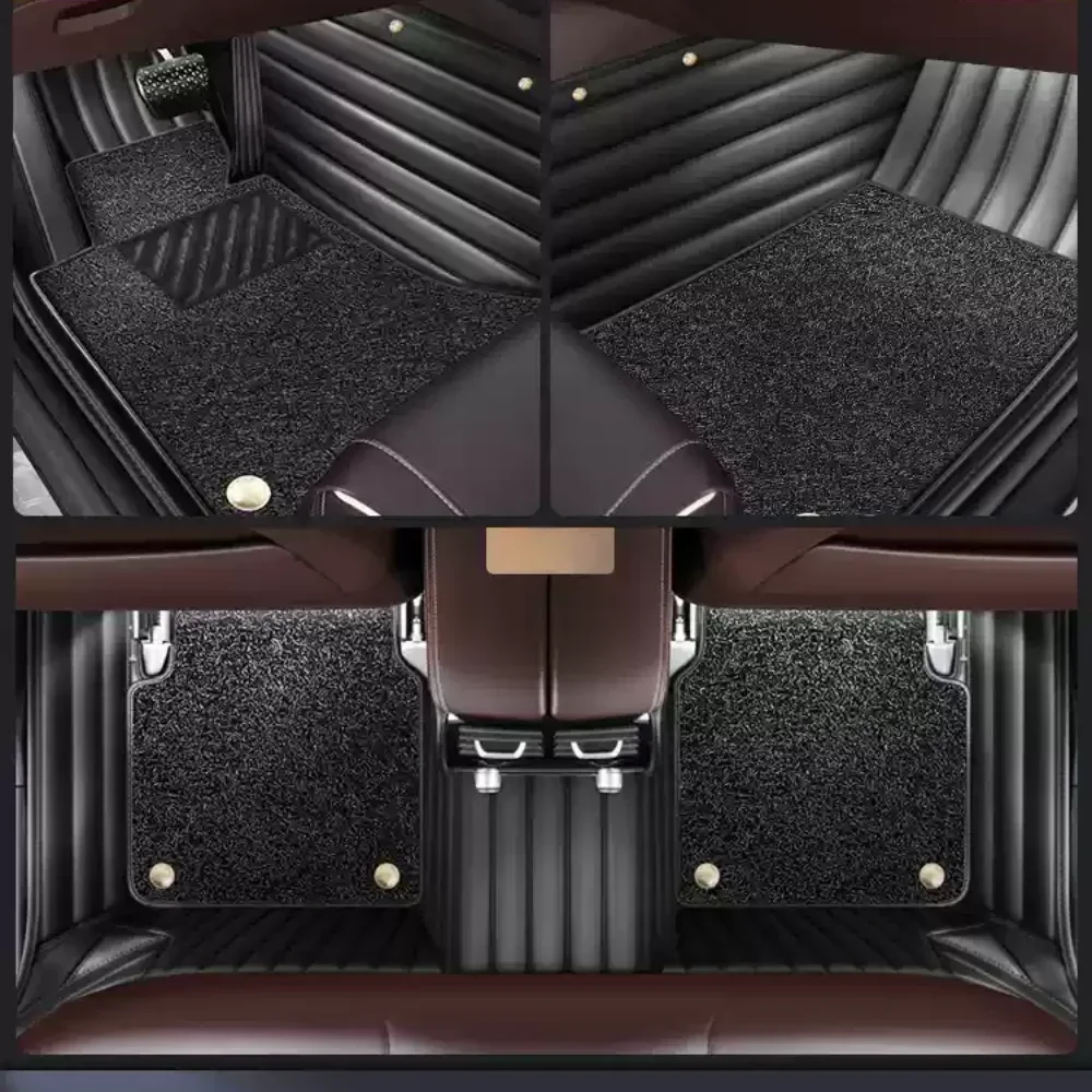 Right Hand Drive S-Class GLS GLE Full Coverage Double Layer Star Design Car Floor Mats Mobile Optimized RHD
