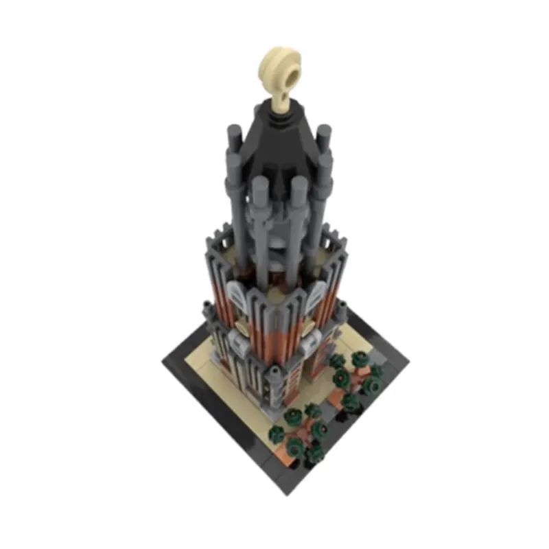 MOC-185023 340 pièces Architecture moderne bricolage petite assemblage de particules bloc de construction jouet modèle cadeau