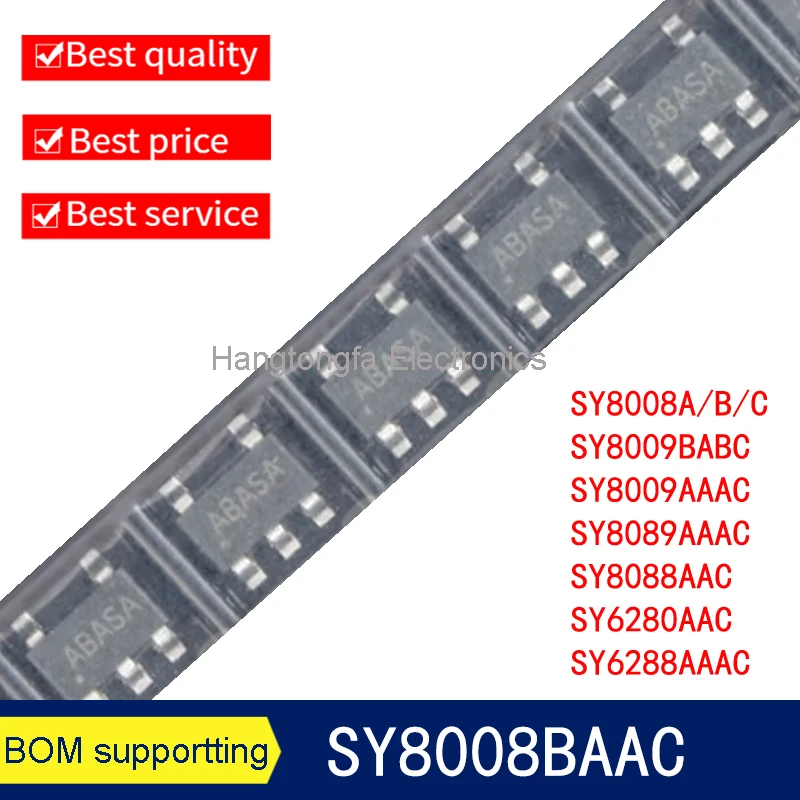 10pcs SY8008BAAC SOT SY8008 SY8008CAAC SY8008AAAC SY8089 SY8009BABC SY8009AAAC SY8009 SY8089AAAC SY6280AAC SY6288AAAC SY8088AAC