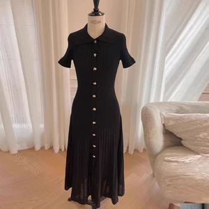 Yuoomuoo-Long bodycon mesh-mesh for women, black and green, elegant maxi dresses, Korean fashion, pleated, office ladies, summer 10 Main Sales Long Green Dress - №6