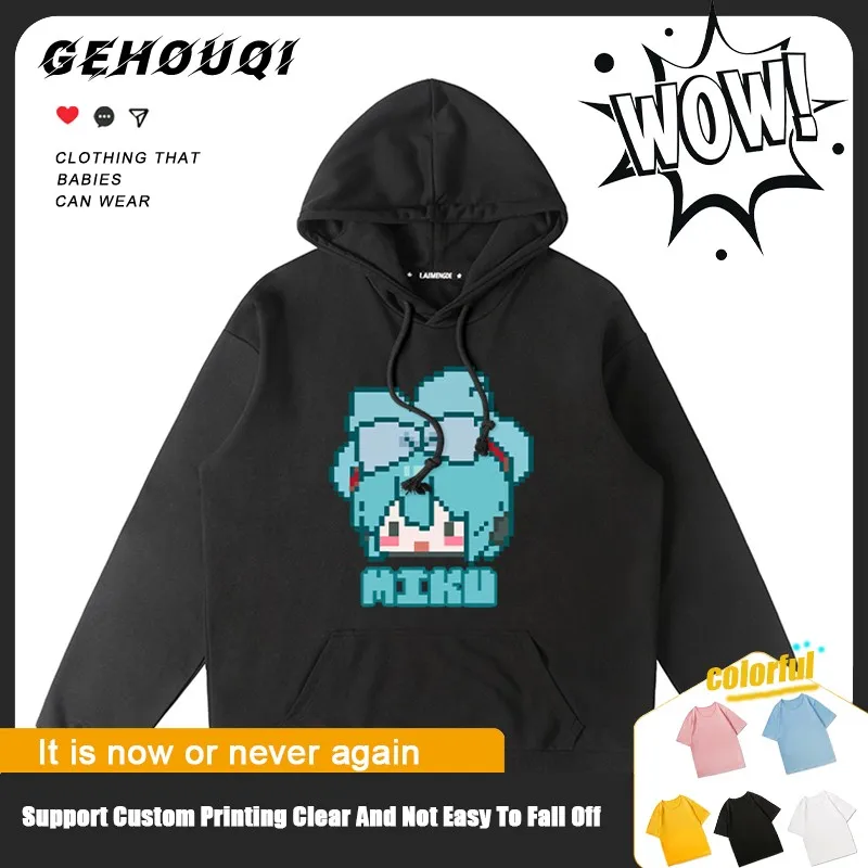 

Hatsune Miku Animation Hooded Hoodie Male Autumn Day Two Yuan Miku Onion Niang Around The Joint Clothing Loose