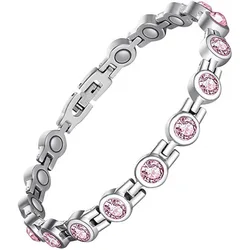 Health Care Magnetic Vintage Copper Color Bracelets for Women Arthritis Pain Relief Bracelet Blood Pressure Accessory Bracelet