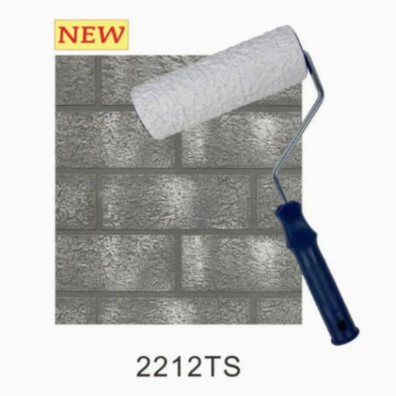 Textured Paint Roller Wall Coating Tool Rubber Protection Stamp Polyurethane Embossed Pottery Wheel Paint Roller Texture Roller