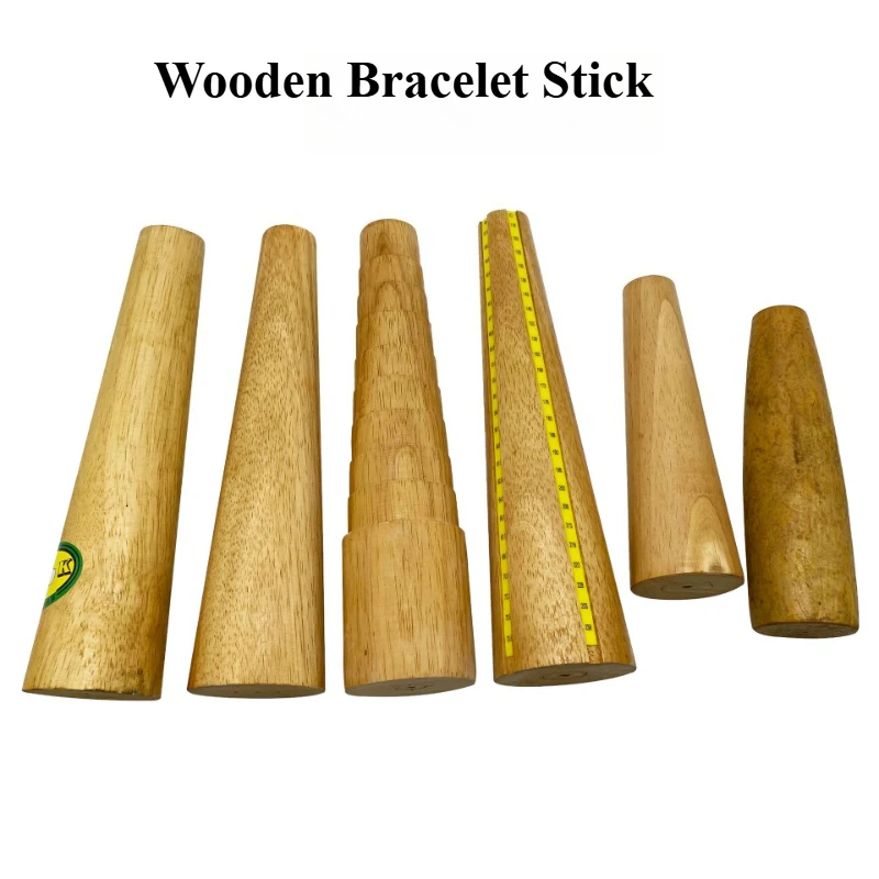 Various Shapes of Wooden Bracelets, Rods, Repair, Shaping, Correction, Enlargement, Measurement, Solid Wood Rods, Jewelry Tools