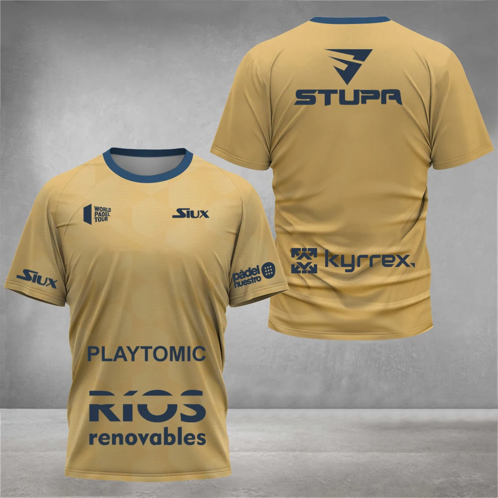 Summer new collection Padel Multi Text Padel Graphic 3D Printed Men Women Unisex Quick Dry Breathable Sports Competition T Shirt