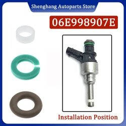 Fuel Injector Repair Seal Kit For Audi A4 A5 A6 A7 A8 Q7 Q5 R8 VW Touareg 7P Porsche Cayenne Panemera 06E998907E 06E 998 907 E