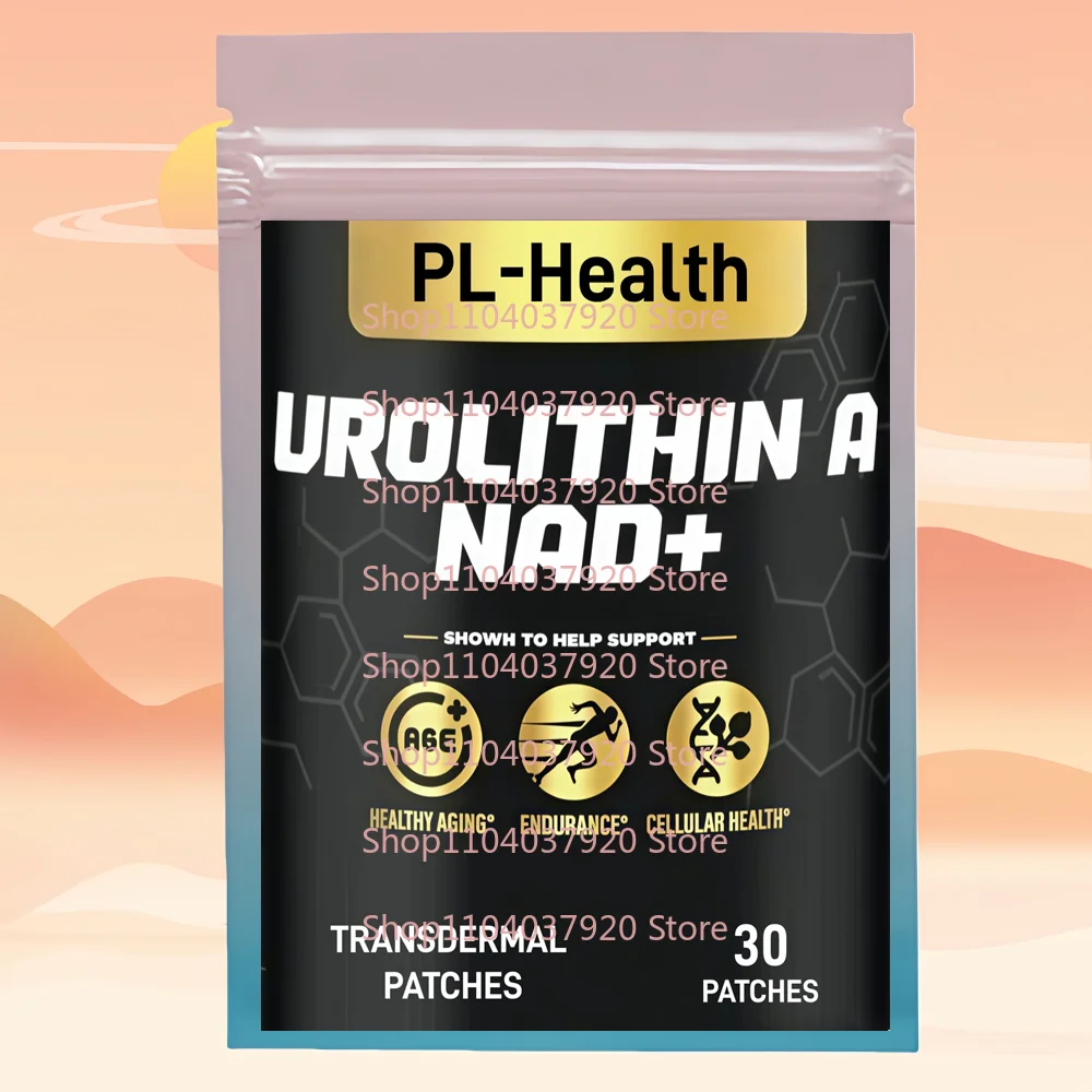 

30 пластырей Уролитин A Трансмические пластыри с NAD, CoQ10, Resveratrol для сотовой связи, митомондаля, мозга и здоровья сердечек