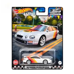 Original Hot Wheels Premium Car Boulevard 95 Toyota Celica GT-Four Toys for Boys 1/64 Diecast Voiture Alloy Model Birthday Gift
