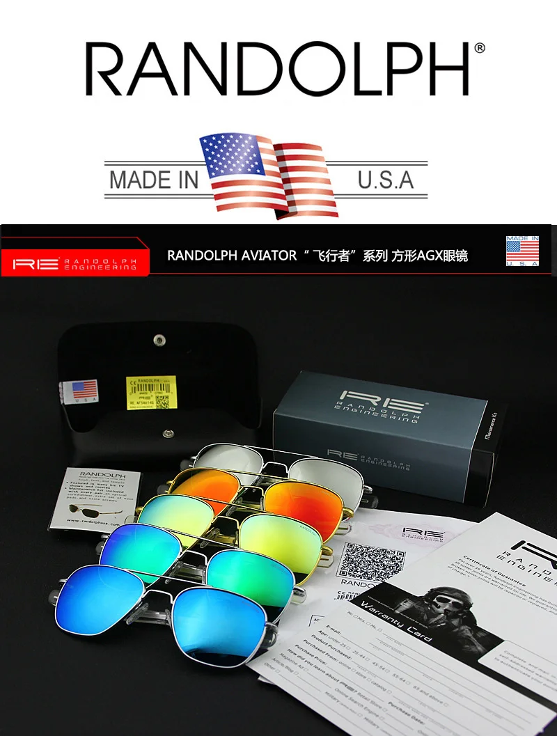 RE Sonnenbrille Mann Amerikanische Armee Militär Luftfahrt Pilot Sonnenbrille Frau Luxus Marke Vintage Metall Titan Rahmen Glas Objektiv – Detail 27