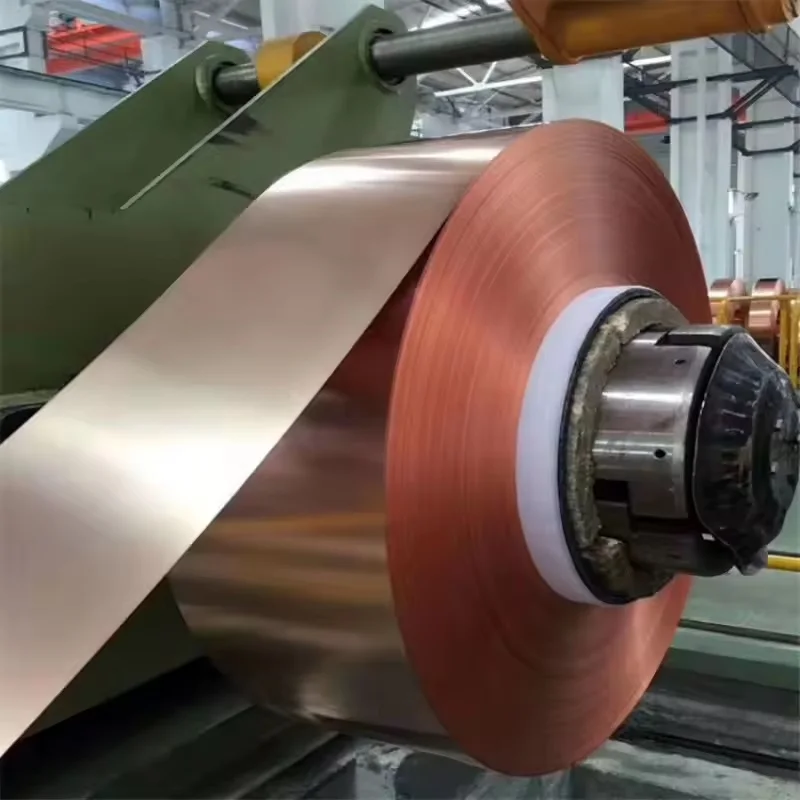 For width 2500 mm 1/4 8 50 ft Best Seller Manufacturer Brass Material Metal Alloy High Copper Strip Copper Coil