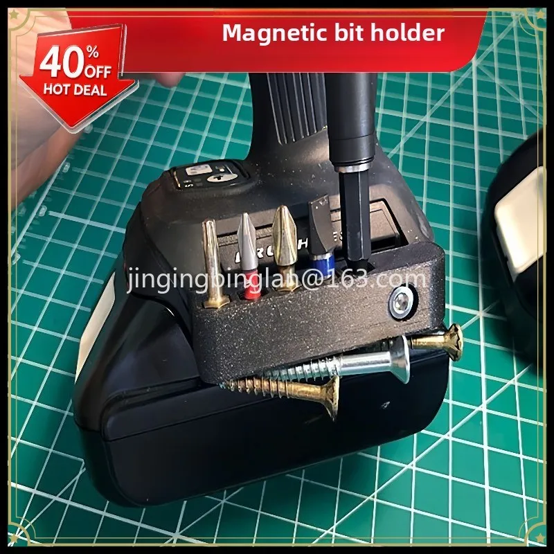 Factory direct sales of 18v magnetic suction batch clip lithium battery accessories batch head strong magnetic adsorption hook