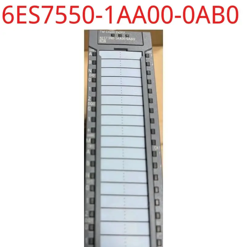 

used test ok real 6ES7550-1AA00-0AB0 SIMATIC S7-1500, TM count 2x24 V counter module, 2 channels for 24 V incremental or