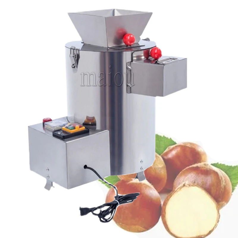 Automatic 220V Electric Chestnut Sheller Commercial Chestnut Peeling Machine