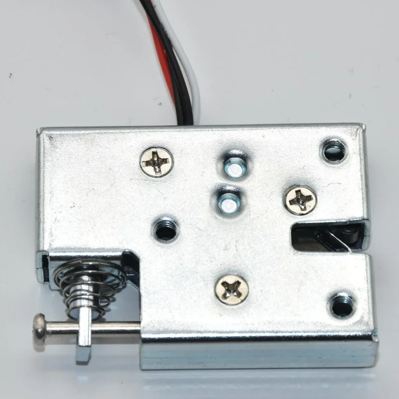 12V DC Small Electric Lock Mini Electric Solenoid Lock for Smart Parcel Locker Vending Machine Cabinet Electronic Solenoid Lock