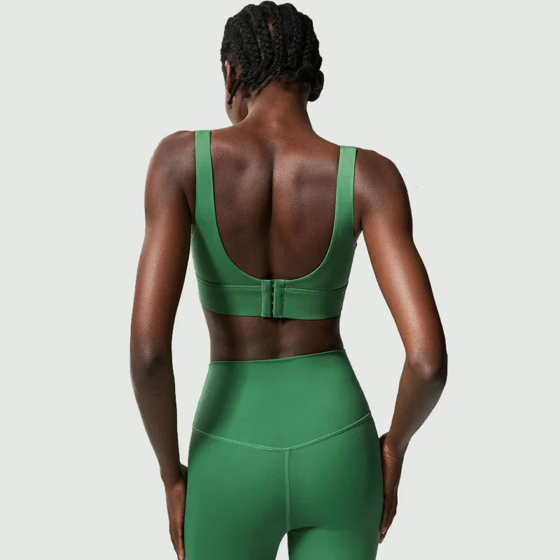 Set da yoga fitness a due pezzi da donna tinta unita morbido e burroso tuta da palestra traspirante ad asciugatura rapida abbigliamento sportivo da corsa abbigliamento da allenamento