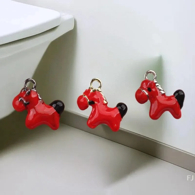 

2 шт. DIY Изготовление ювелирных изделий из цинкового сплава Подвески в виде лошади для ожерелья, браслетов, серег, брелоков