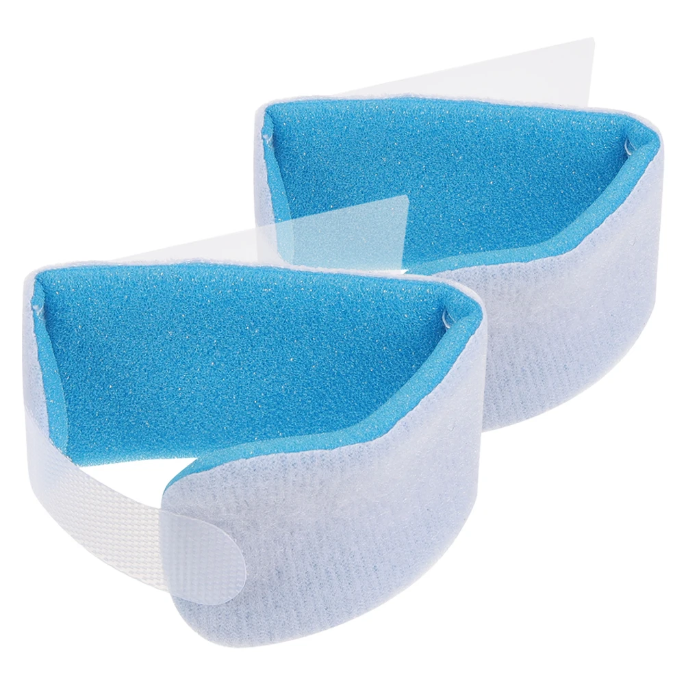

2pcs Sponge Wristbands Comfortable Identification Bands For Hospital Kindergarten Quick Recognition Soft