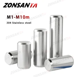 M1 M1.5 M2 M2.5 M3 M4 M5 M6 M8 M10 304 Stainless Steel Cylindrical Locating Dowel Pin Fixed Shaft Pins Round Bar Solid Rod