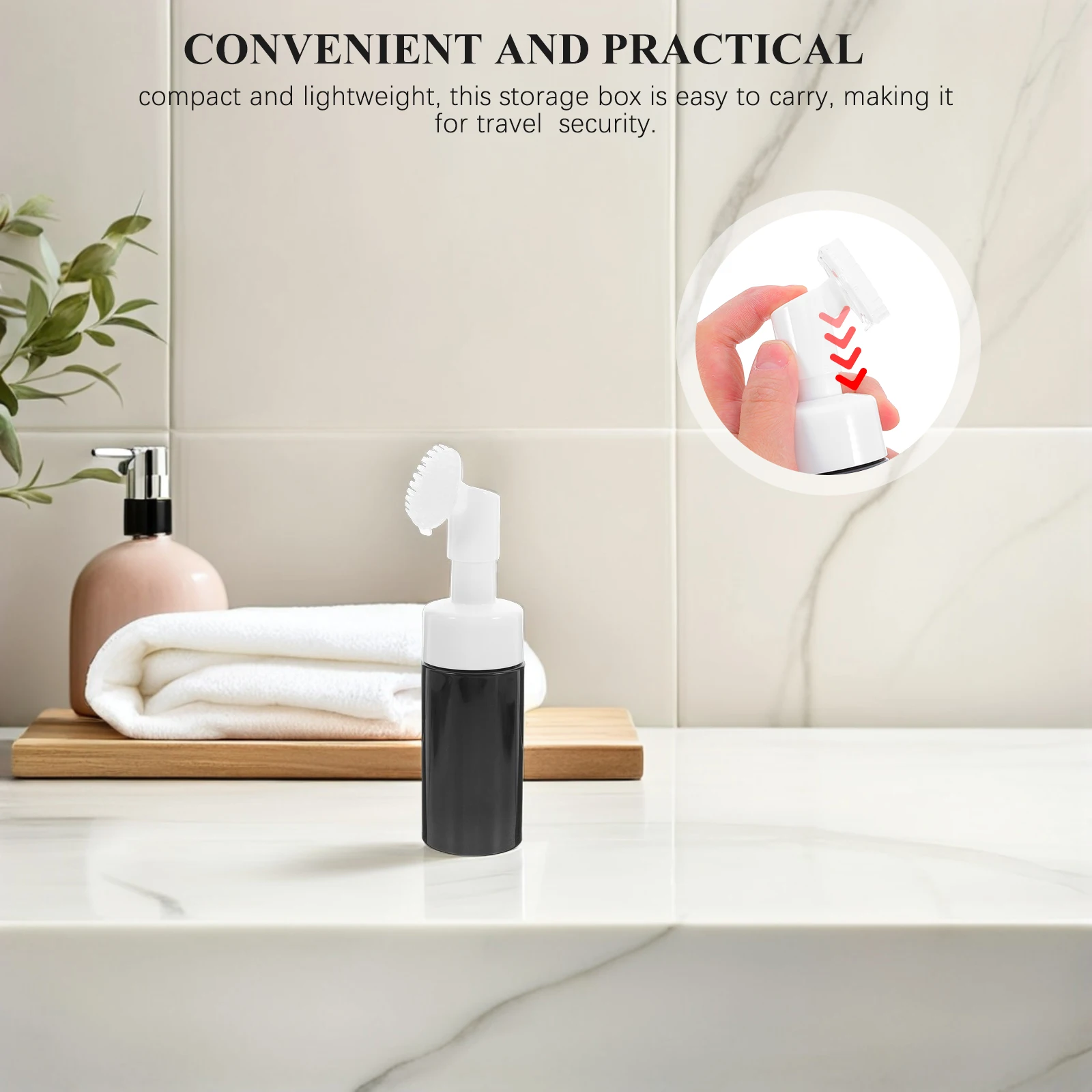 

Mousse Bottle Storage Box Empty Cleanser Container Refillable Foam Dispenser Travel Facial Bottle Hidden Safe Jewelry Cash