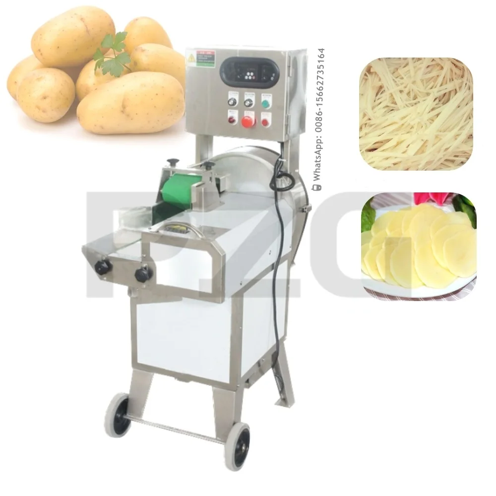 Automatic Leaf Vegetable Spinach Cutter Cutting Machine For Shred Slice Strip Chip Vegetable Slicer Cutter Shredder Machine