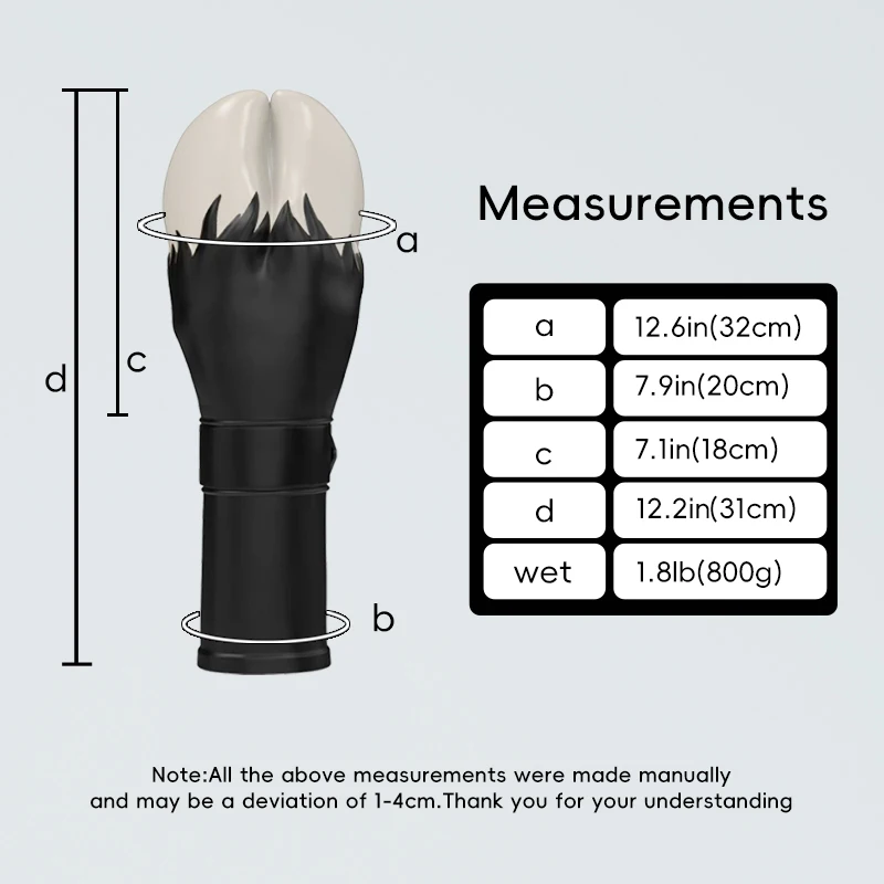 Furrjoi-guantes de silicona con pezuña de vaca para disfraces de Cosplay, fetiche peludo de látex, colorido, personalizado, juego de mascotas, fiesta de Halloween, juego de rol