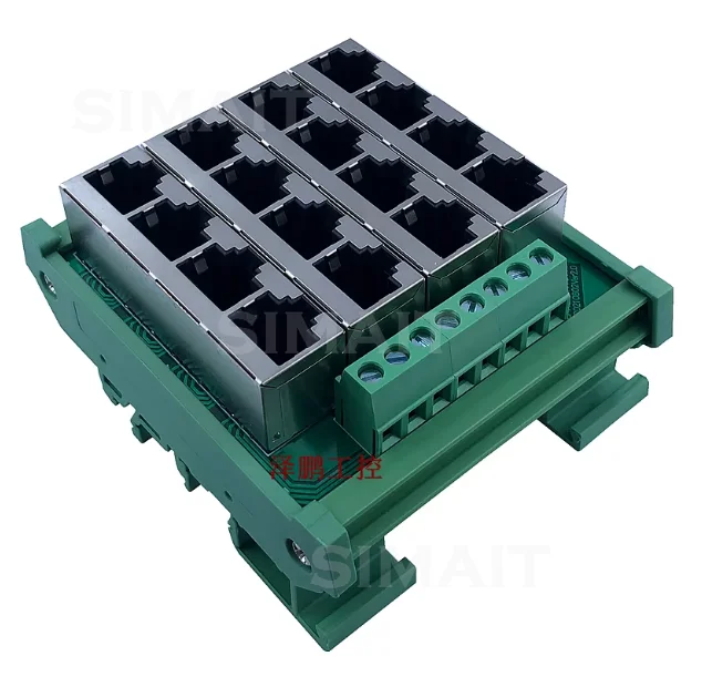 Multi-Network Interface Communication Hub | 8/16 RJ45 Ports, RS485 & Modbus Gateway