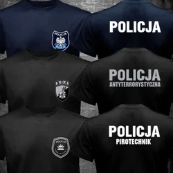 Poland Polish Policja BOA Anti Terrorist Pirotechnik Men T-Shirt Short Sleeve Casual Cotton O-Neck Summer T Shirts