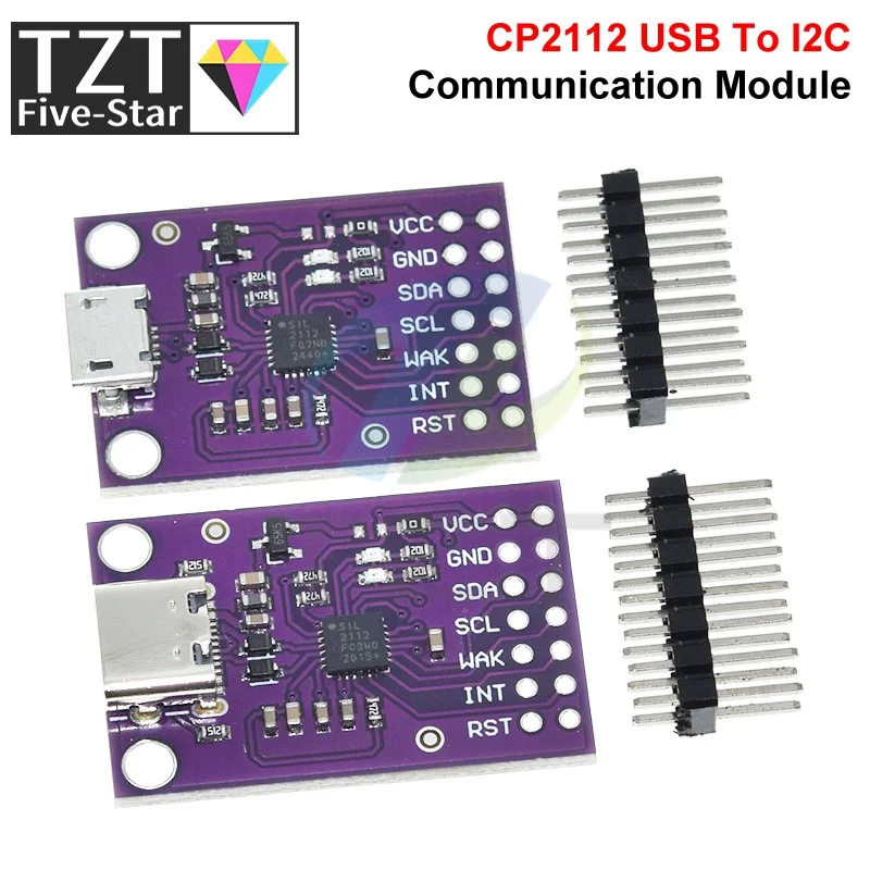 TZT CP2112 Debug Board USB To I2C Module For Arduino
